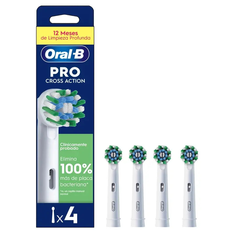 Ricarica Oral-B Braun Cross Action, 4 pz.