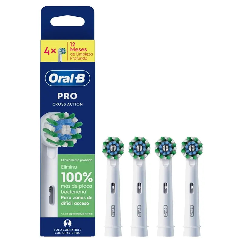 Ricarica Oral-B Braun Cross Action, 4 pz.