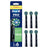 Ricarica Oral-B Braun Cross Action nera, 4 pz.