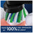 Ricarica Oral-B Braun Cross Action nera, 4 pz.