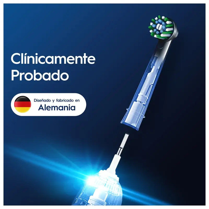 Ricarica Oral-B Braun Cross Action nera, 4 pz.