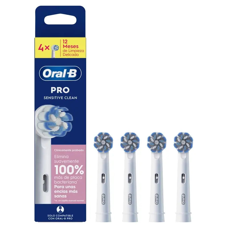 Ricarica Oral-B Braun Sensitive Clean, 4 pz.