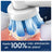 Ricarica Oral-B Braun Sensitive Clean, confezione da 6+2 pezzi.