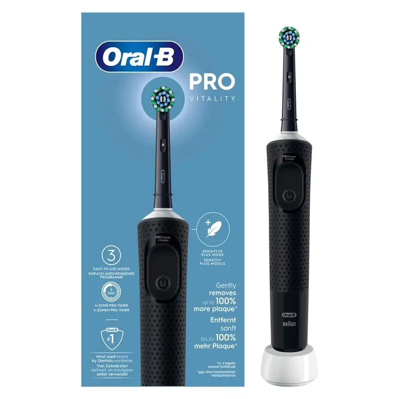 Spazzolino elettrico Oral-B Braun Vitality Pro nero, 1 pezzo