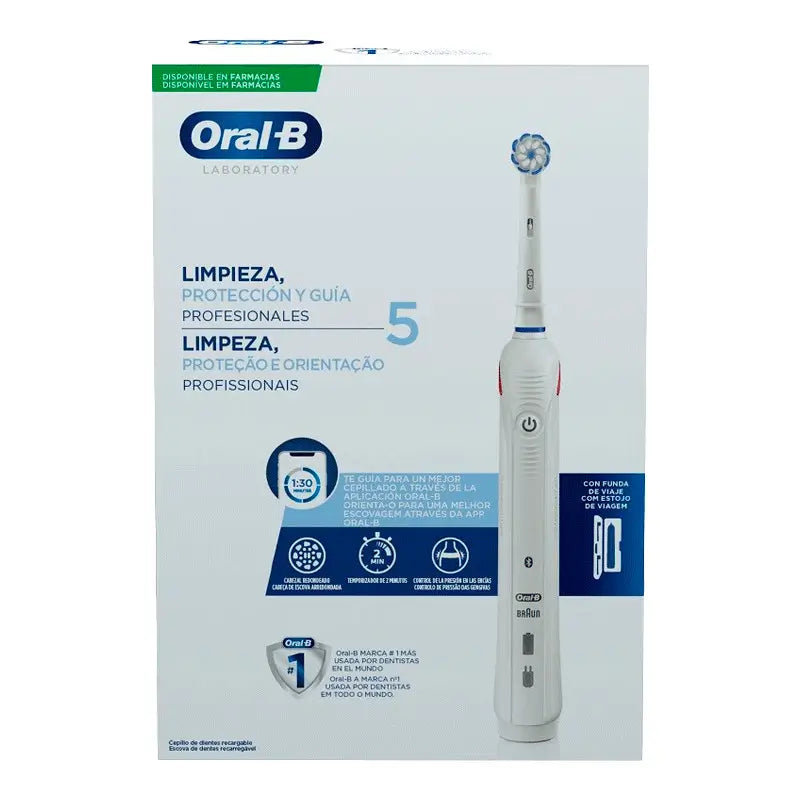Oral-B Laboratory Professional Clean, Protect & Guide 5 Rechargeable Electric Toothbrush