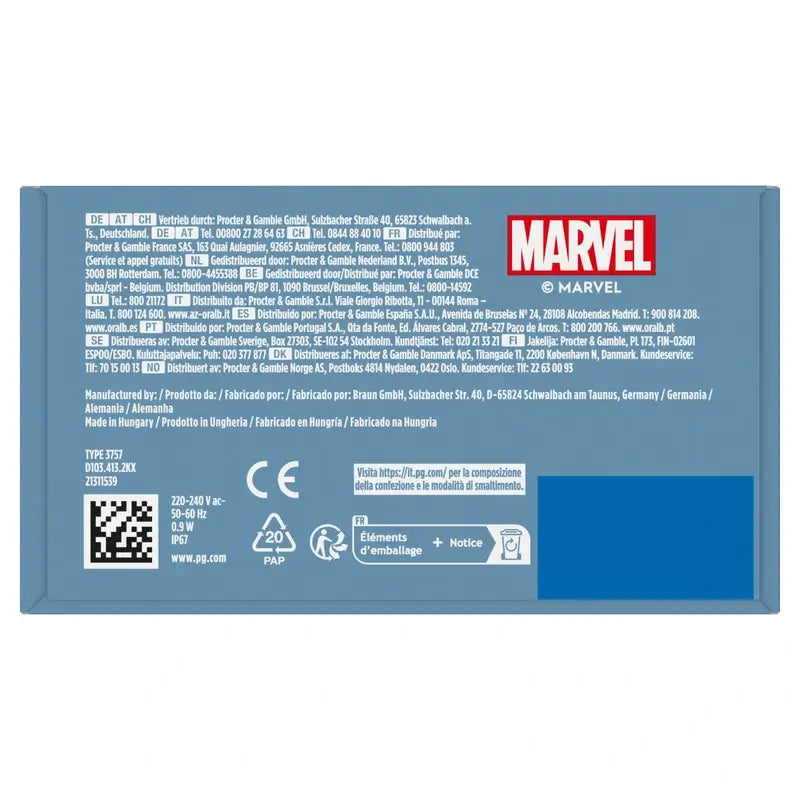 Spazzolino ricaricabile Oral-B Vitality Kids Box Spiderman