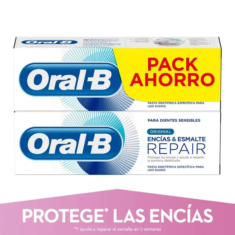 Oral-B Laboratory Gum & Enamel Pro-Repair Dentifricio originale 2X100 ml
