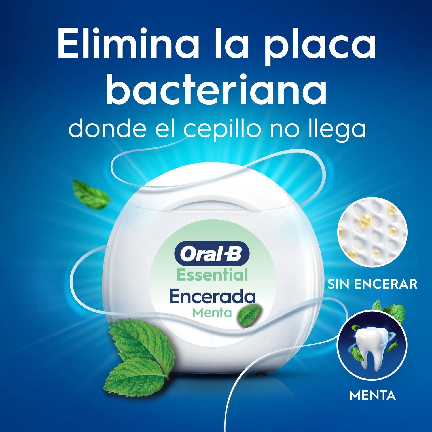 Filo interdentale Oral-B Essencial Wax/Mint 50 mt