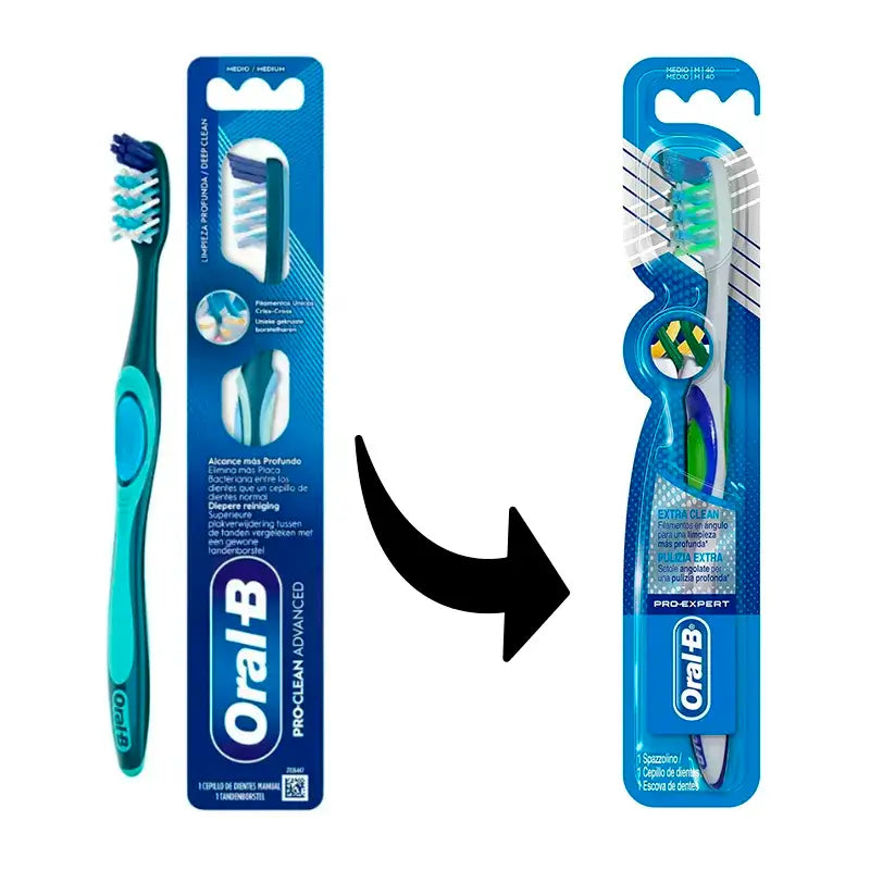 Oral-B Pro-Clean Advanced 40 Medium , 1 unità