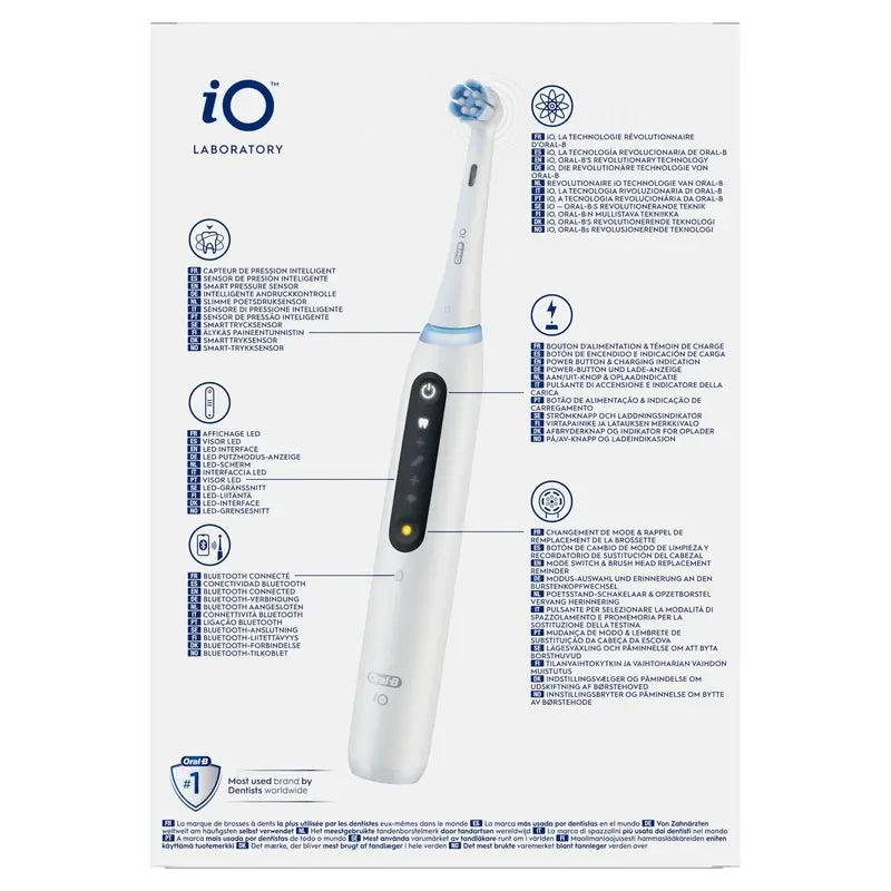 Spazzolino elettrico Oral-B Io 5 Bianco, 2 testine