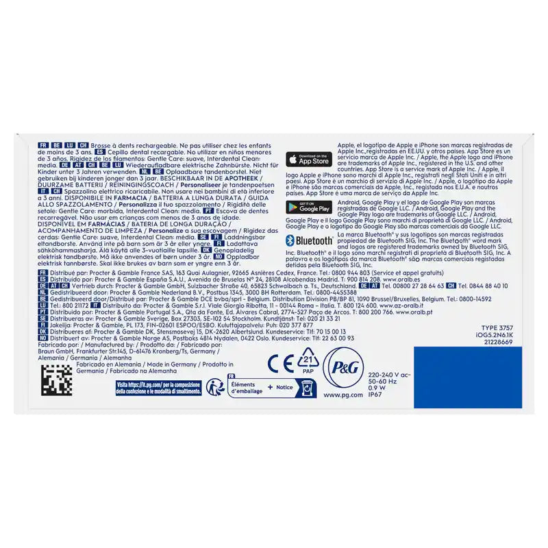 Spazzolino elettrico Oral-B Io 5 Bianco, 2 testine