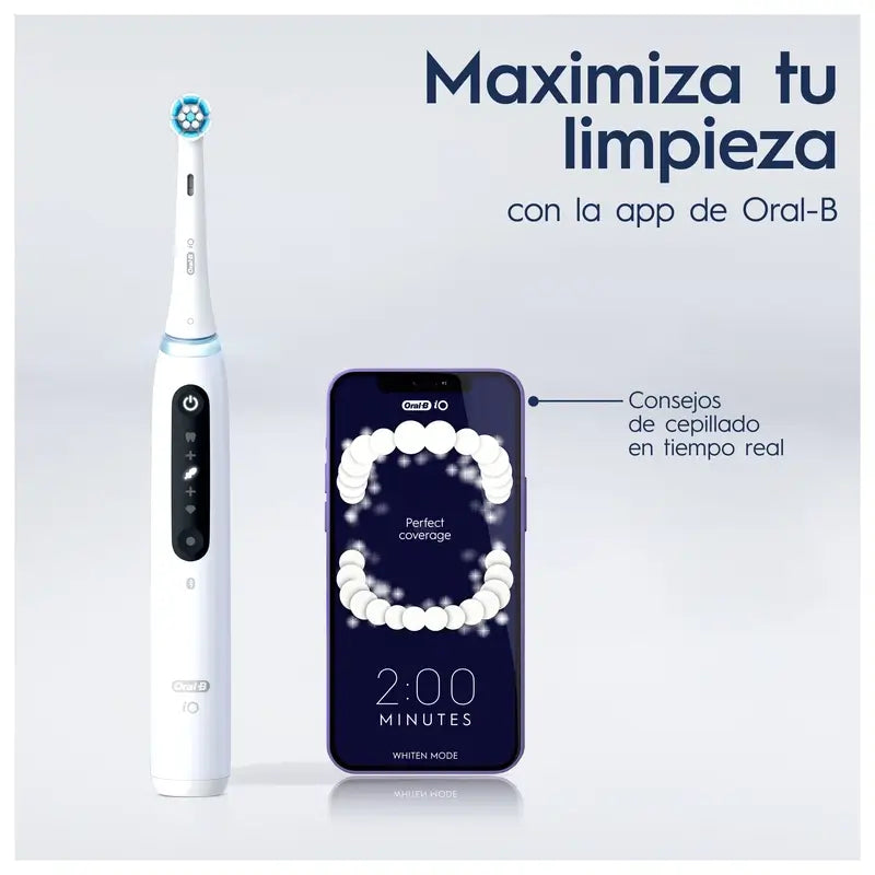 Spazzolino elettrico Oral-B Io 5 Bianco, 2 testine