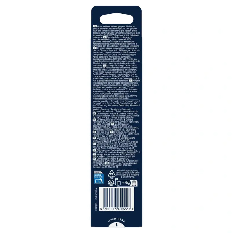 Testine di ricambio per Oral-B iO Gentle Care, confezione da 4 pz.