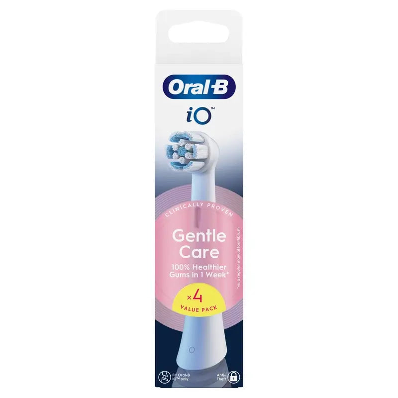 Testine di ricambio per Oral-B iO Gentle Care, confezione da 4 pz.