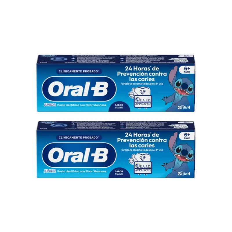 Oral-B Junior Star Wars Dentifricio 2X75 Ml, +6 Anni