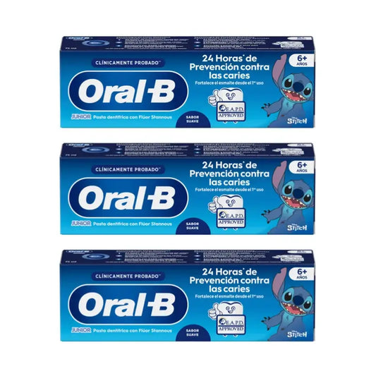 Oral-B Junior Star Wars Dentifricio 3X75 Ml, +6 Anni