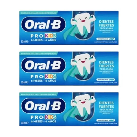 Dentifricio Oral-B per bambini 3X50Ml, +6 mesi