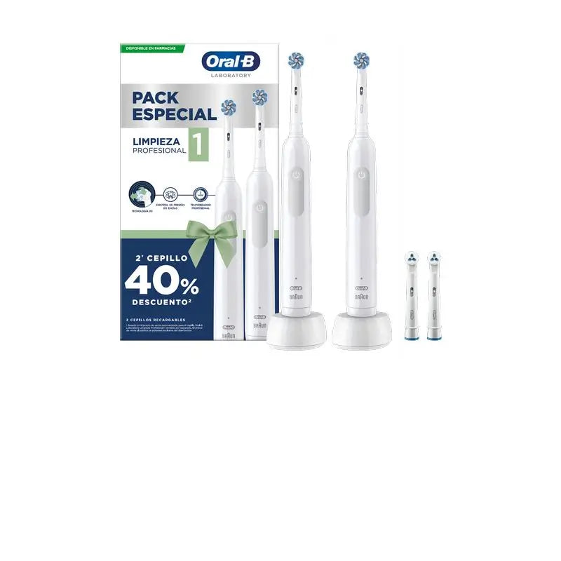 Spazzolino elettrico Oral-B Laboratory Pro Clean 1 + 2 manici