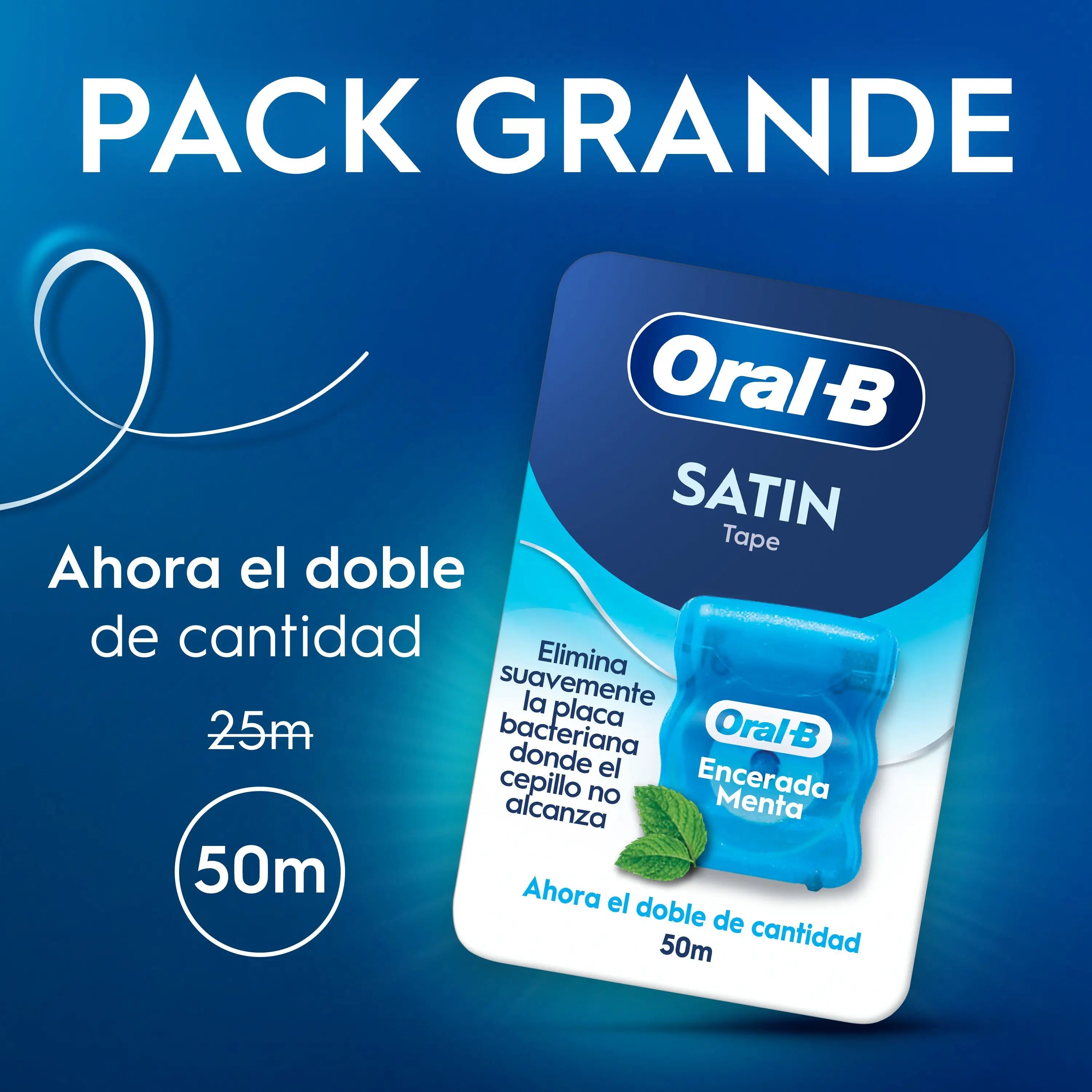 Nastro raso Oral-B alla menta 50 metri