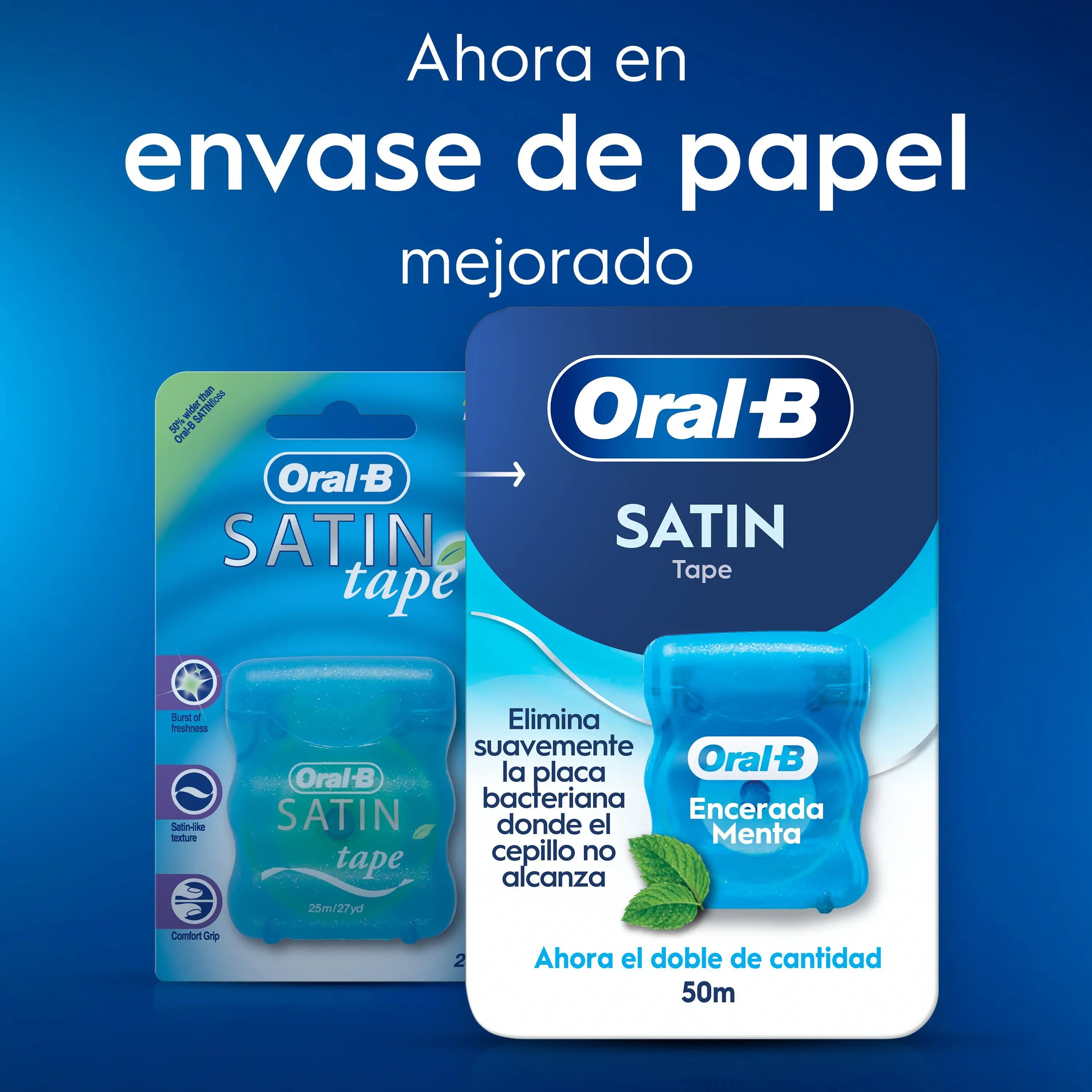 Nastro raso Oral-B alla menta 50 metri