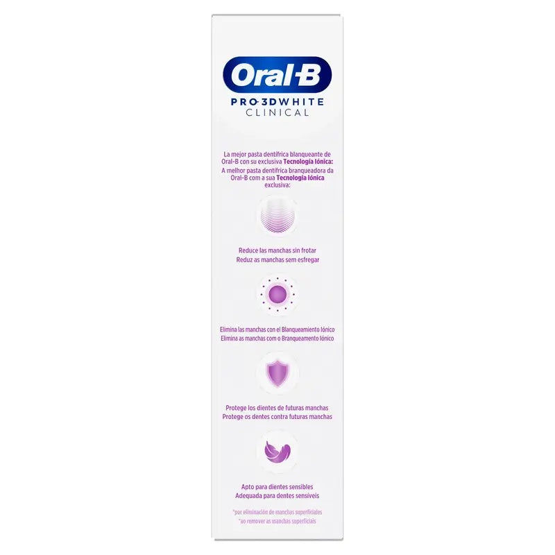 Dentifricio Oral-B 3Dw Radiant Whiteness , 75 ml