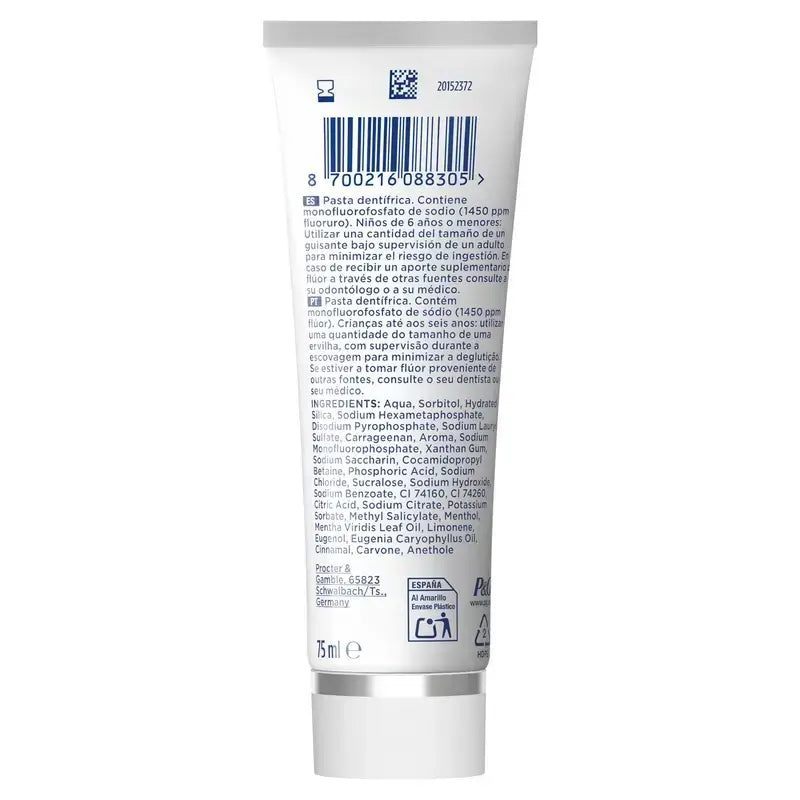 Oral-B Dentifricio 3Dw Sbiancante Radiante, 75 ml, confezione da 3