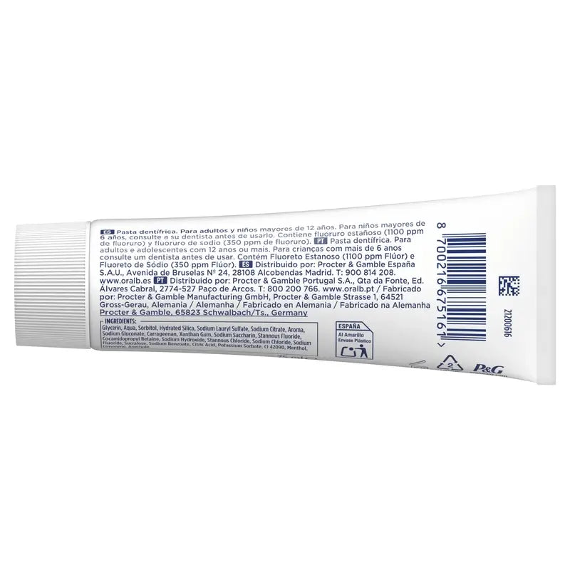Oral-B Advanced Rinforza Smalto Duplo, 2x75 ml
