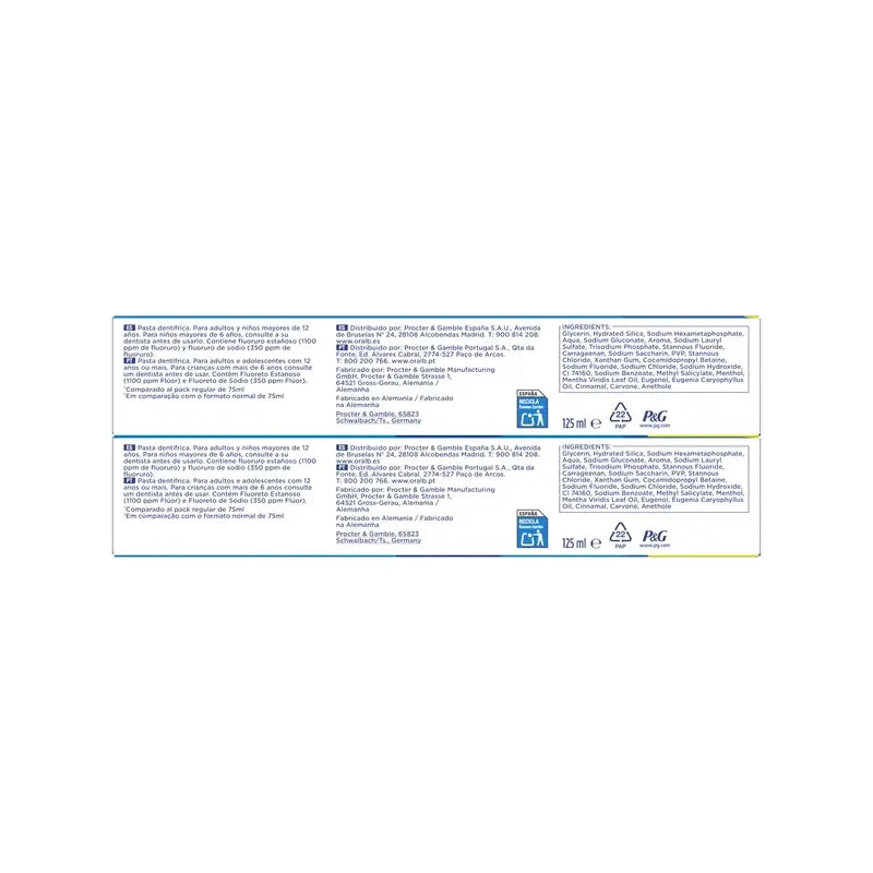 Oral-B Pro-Expert Protezione Professionale Duplo, 2x125ml
