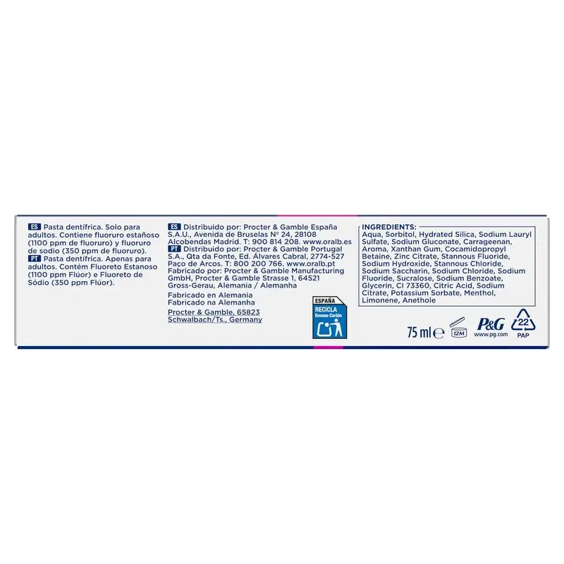 Oral-B Protezione avanzata per la sensibilità, 75 ml