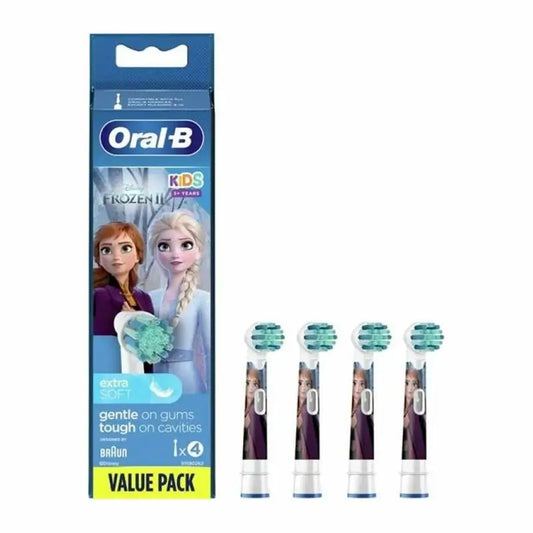 Oral B Stages Frozen Electric Toothbrush Refill +3 Years 4 pieces