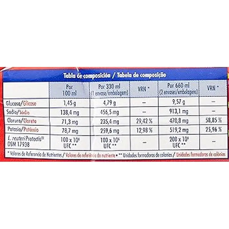 OralSerum al gusto di frutta, 3 X 200 Ml