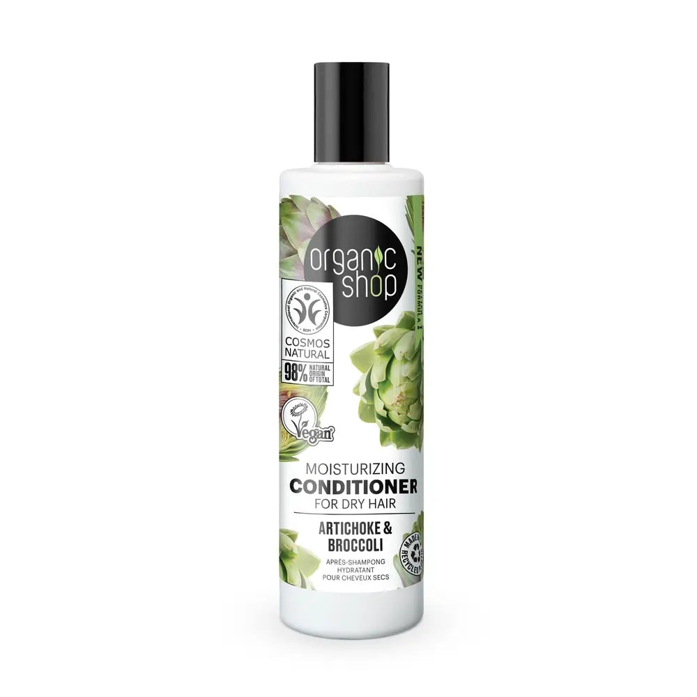 Negozio Biologico Negozio Biologico Carciofo & Broccoli Balsamo Idratante per Capelli Secchi, 280 Ml
