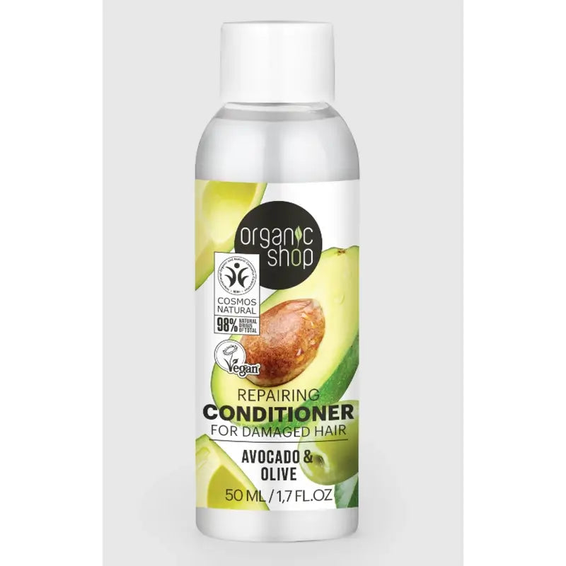 Organic Shop Avocado & Olive Repair Conditioner per capelli danneggiati , 50 ml