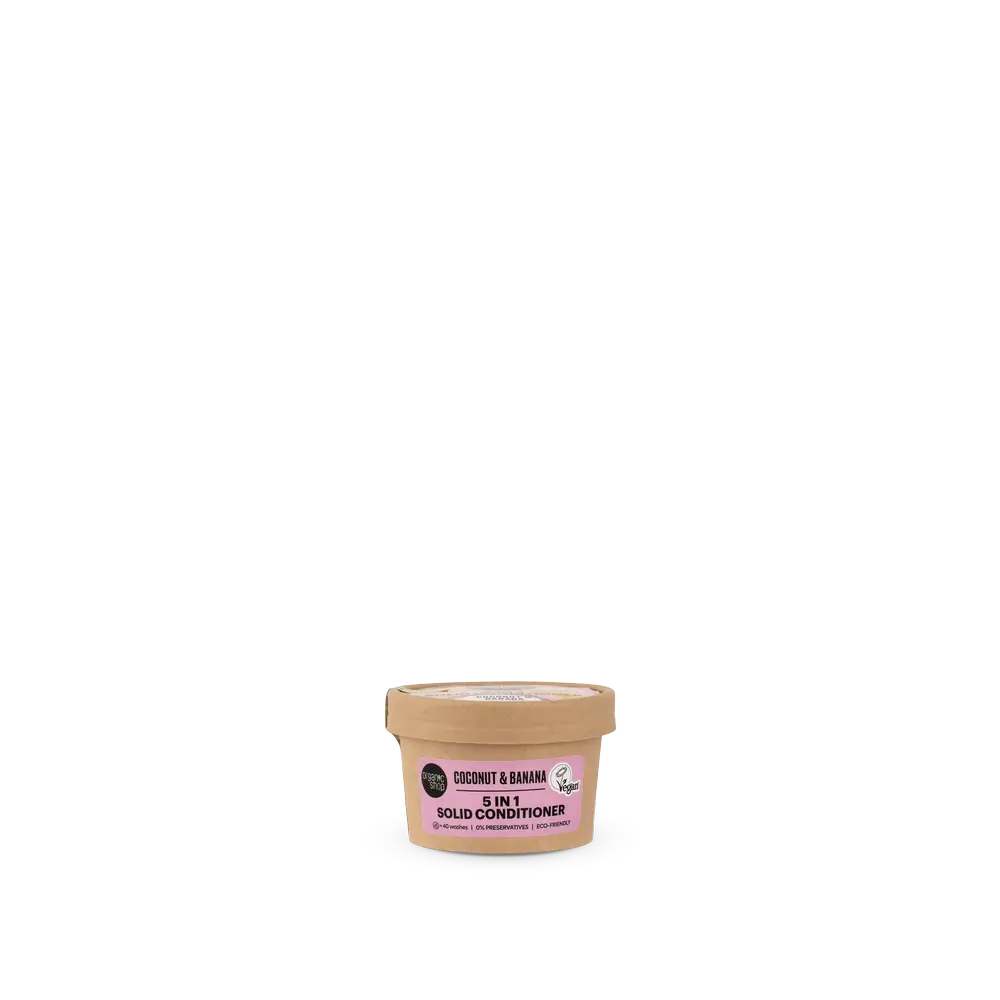Organic Shop Banana & Cocco 5 In 1 Balsamo Solido , 60 gr