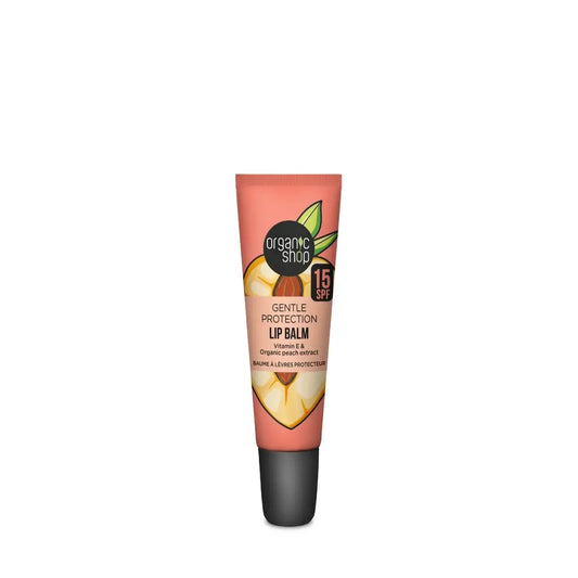 Bottega Biologica Balsamo labbra Os Protezione delicata Spf 15. Vitamina E ed estratto di pesca, 10 Ml