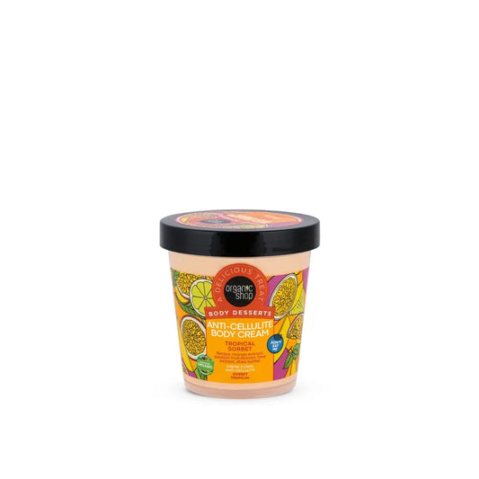 Organic Shop Sorbetto Tropicale Crema Corpo Anti Cellulite, 450 Ml