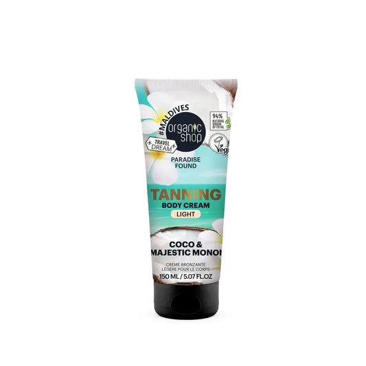 Organic Shop crema autoabbronzante tonalità chiara, 150 ml