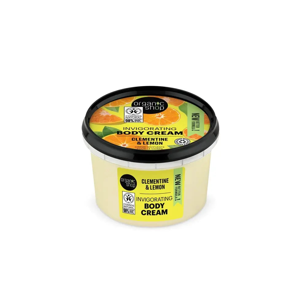 Organic Shop Crema corpo tonificante alla clementina e al limone, 250 Ml