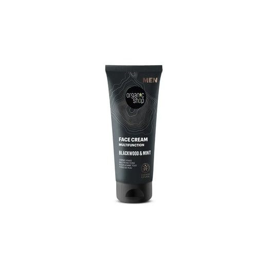 Organic Shop Crema viso multifunzionale corteccia di quercia e menta piperita, 75 Ml