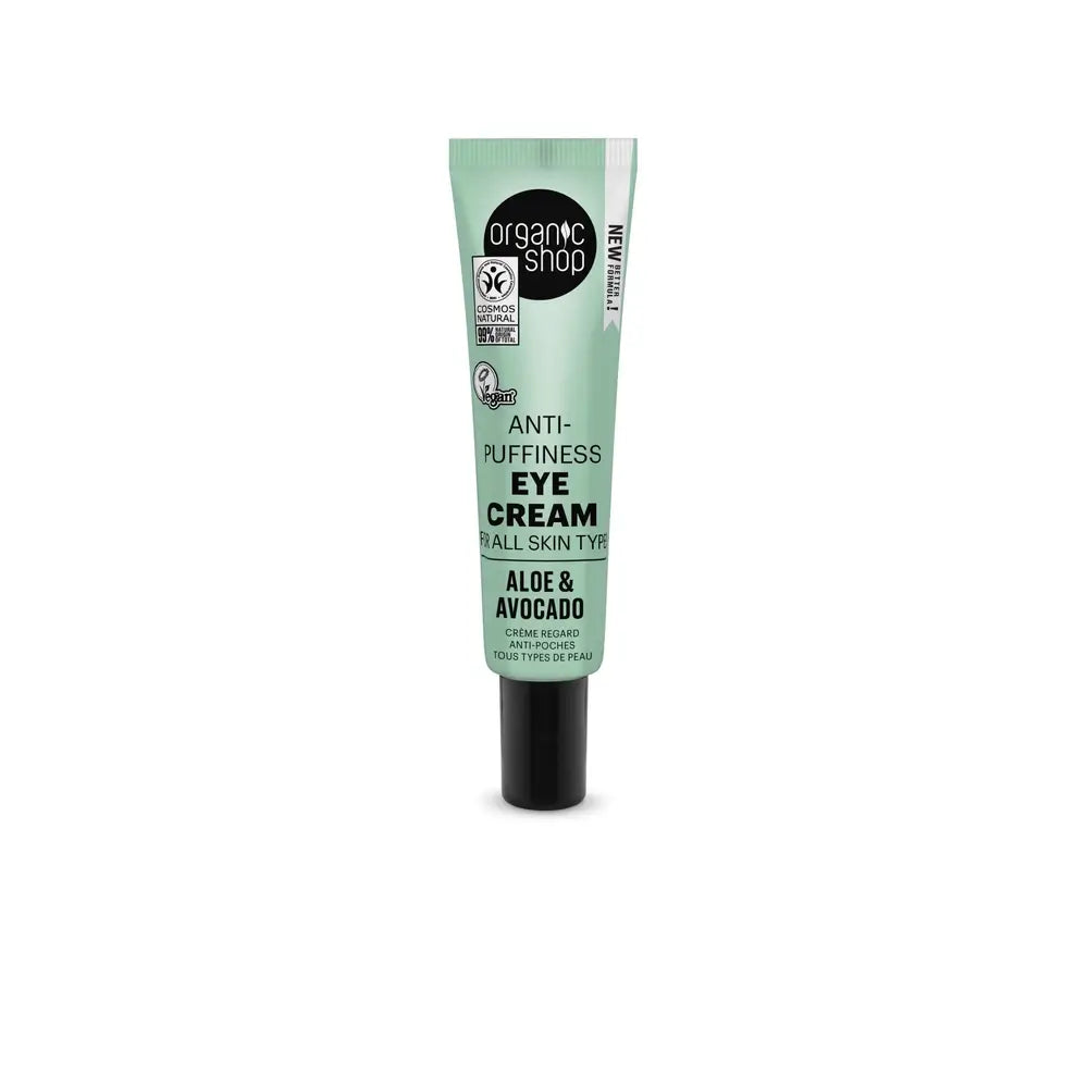 Negozio Biologico Negozio Biologico Avocado & Aloe Crema Occhi Anti-Gonfiore Per Tutti I Tipi Di Pelle, 30 Ml
