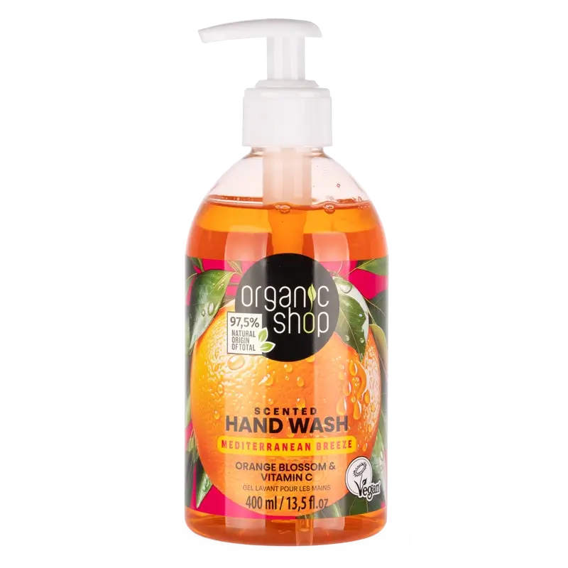 Organic Shop Crp Mediterranean Breeze Sapone aromatico per le mani , 400 ml