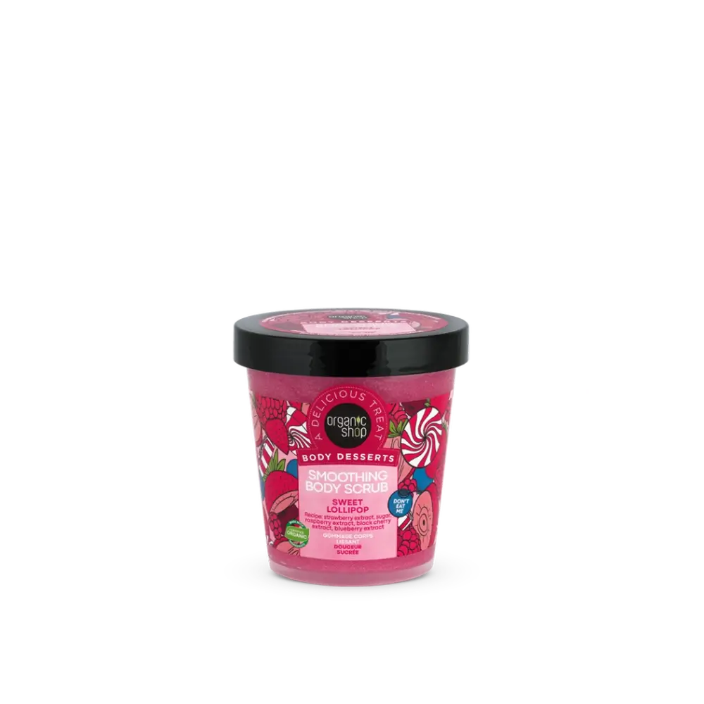Negozio biologico Scrub corpo al lecca-lecca, 450 Ml