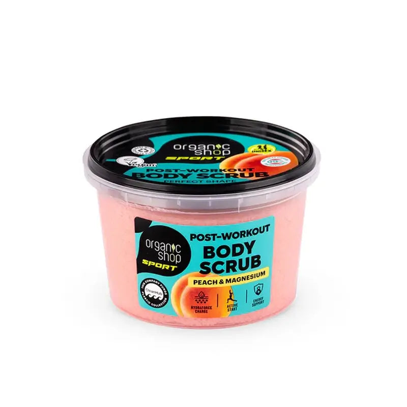 Organic Shop Scrub corpo post-allenamento, 250 Ml