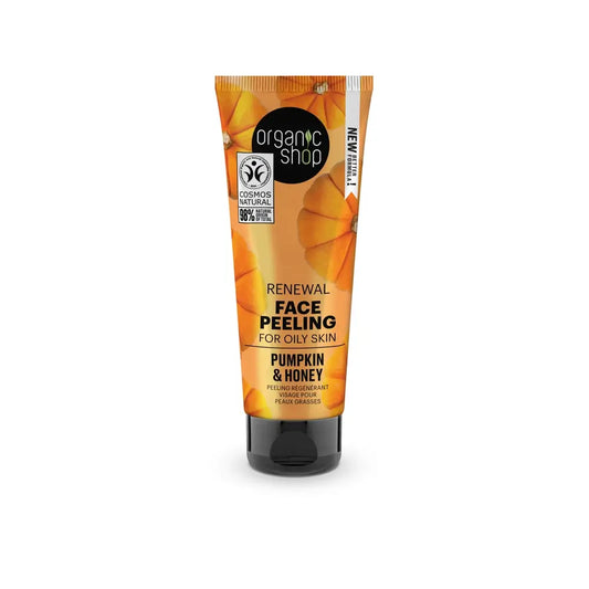 Negozio Biologico Negozio Biologico Scrub viso rinnovatore della pelle grassa Zucca e miele, 75 Ml