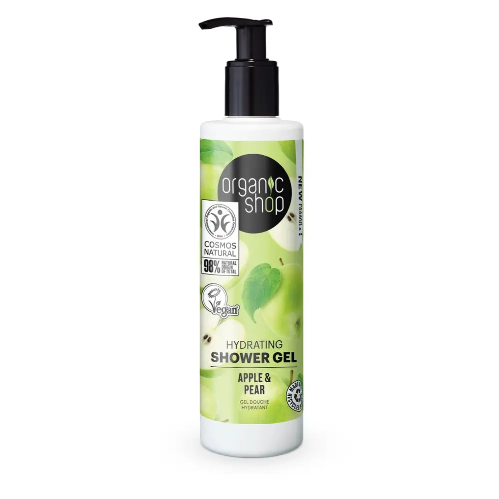 Organic Shop Organic Shop Gel doccia idratante alla mela e alla pera, 280 Ml