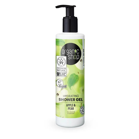 Organic Shop Organic Shop Gel doccia idratante alla mela e alla pera, 280 Ml