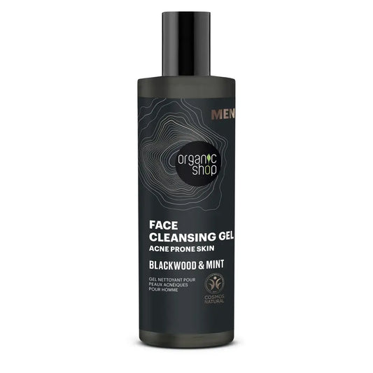 Negozio Biologico Negozio Biologico Corteccia di quercia e menta piperita Gel detergente per pelli acneiche, 200 Ml