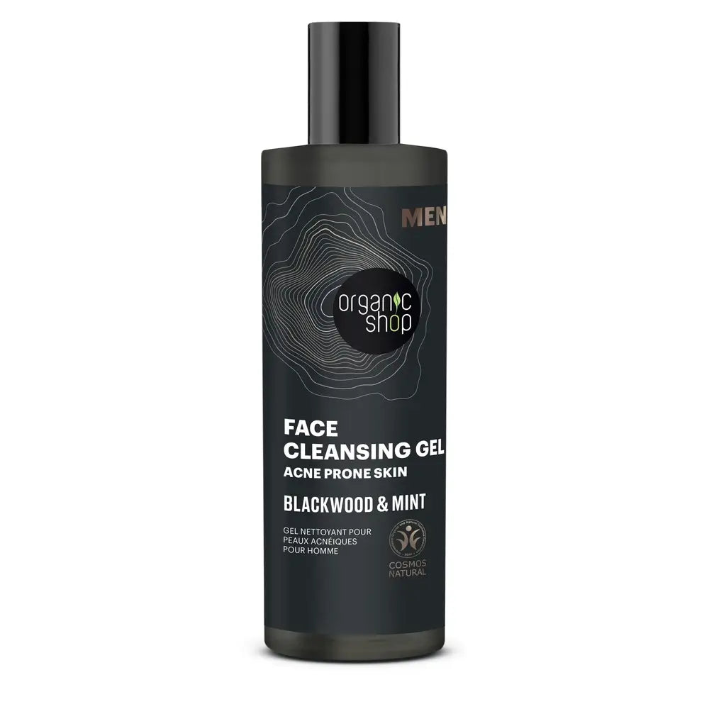 Negozio Biologico Negozio Biologico Corteccia di quercia e menta piperita Gel detergente per pelli acneiche, 200 Ml