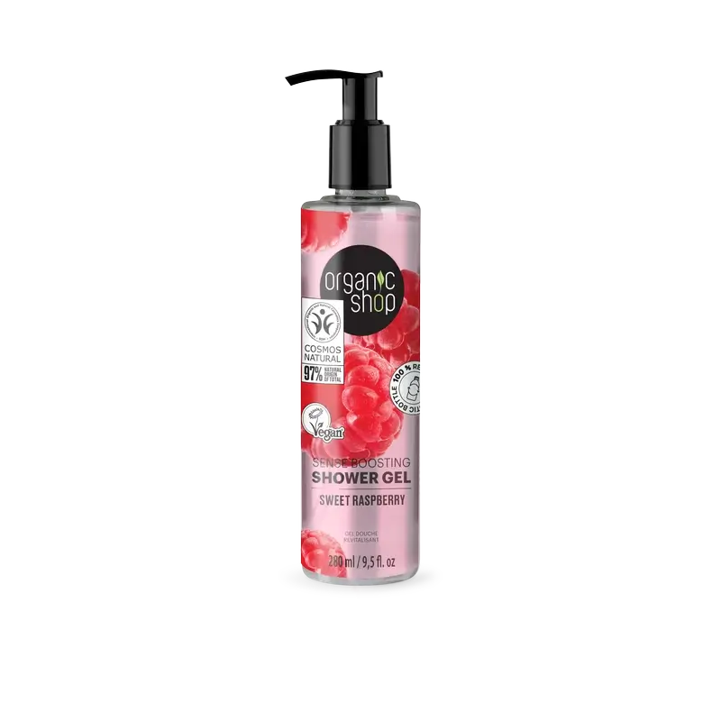 Organic Shop Mix Lampone Gel doccia rinnovatore , 280 ml