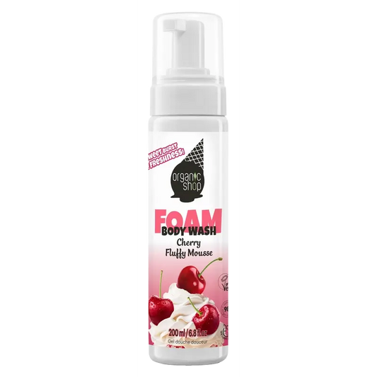 Organic Shop Ogs Gel doccia in mousse alla ciliegia ghiacciata , 200 ml